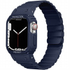 AppleKing odolné silikónové puzdro s magnetickým remienkom na Apple Watch 41 mm / 40 mm - tmavomodré - možnosť vrátiť tovar ZADARMO do 30tich dní AppleKing odolné silikónové puzdro s magnetickým remienkom na Apple Watch 41 mm / 40 mm - tmavomodré - možnosť vrátiť tovar ZADARMO do 30tich dní