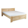 Drewmax Dřevěná postel LK112, 140x200, buk (Barva dřeva: Bělená) Drewmax Dřevěná postel LK112, 140x200, buk (Barva dřeva: Bělená)