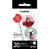 Canon ZP-2030-2C papier pre Zoemini (20ks kruhových nálepiek priemer 3,3cm) Canon ZP-2030-2C papier pre Zoemini (20ks kruhových nálepiek priemer 3,3cm)