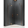 New Trendy Avexa Copper Brushed sprchovací kút 90x90 cm medená brúsené/priehľadné sklo EXK-3820 New Trendy Avexa Copper Brushed sprchovací kút 90x90 cm medená brúsené/priehľadné sklo EXK-3820