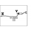 Stredný tlmič výfuku MTS 01.53400 Stredný tlmič výfuku MTS 01.53400
