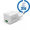 HAMA Super-mini, Rýchlonabíjačka, USB-C PD/QC 20W, biela (201980) HAMA Super-mini, Rýchlonabíjačka, USB-C PD/QC 20W, biela (201980)