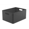 Rotho úložný box COUNTRY 28L - antracit Rotho úložný box COUNTRY 28L - antracit