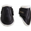 Acavallo Gamaše zadné Eco-leather Eco-wool ACAVALLO, s barančekom, pár, čierne Veľkosť: COB Acavallo Gamaše zadné Eco-leather Eco-wool ACAVALLO, s barančekom, pár, čierne Veľkosť: COB