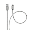 Datový kabel FORCELL F-ENERGY Metal C236 USB-A na Lightning 1m – stříbrný (Odolný datový kabel FORCELL F-ENERGY Metal C236 USB-A na Lightning 1m – rychlé nabíjení 2,4A, přenos dat, kompatibilní s Appl Datový kabel FORCELL F-ENERGY Metal C236 USB-A na Lightning 1m – stříbrný (Odolný datový kabel FORCELL F-ENERGY Metal C236 USB-A na Lightning 1m – rychlé nabíjení 2,4A, přenos dat, kompatibilní s Appl