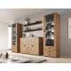 Cama obývací příborník UNI lefkas dub/černá Cama obývací příborník UNI lefkas dub/černá
