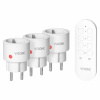 Orno Sada bezdrôtových MINI zásuviek Schuko, diaľkovo ovládané 3+1, 2300W Orno Sada bezdrôtových MINI zásuviek Schuko, diaľkovo ovládané 3+1, 2300W