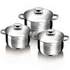 Berlinger Haus Blaumann BL-3160 Gourmet Line Súprava riadu z nehrdzavejúcej ocele - 6-dielna Blaumann Berlinger Haus Blaumann BL-3160 Gourmet Line Súprava riadu z nehrdzavejúcej ocele - 6-dielna Blaumann