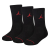 Air Jordan 3 Pack Crew Socks Juniors Black Junior 1-4 Air Jordan 3 Pack Crew Socks Juniors Black Junior 1-4