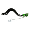 RFX PRO FLEXI-TIP BRAKE PEDAL, BLK/GRN RFX PRO FLEXI-TIP BRAKE PEDAL, BLK/GRN
