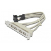 PremiumCord USB vývod z MB na záslepku (4x typ A) spec. zapojení (4016032283454) PremiumCord USB vývod z MB na záslepku (4x typ A) spec. zapojení (4016032283454)