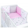 Maxi komplet do postieľky s vankúšovým mantinelom MoT vzor č. 80 Maxi komplet do postieľky s vankúšovým mantinelom MoT vzor č. 80