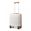 KONO Cestovný kufor - Ariel malý, príručný, 16'', béžovohnedý KONO Cestovný kufor - Ariel malý, príručný, 16'', béžovohnedý