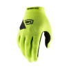 100% RIDECAMP Gloves Fluo Yellow - XL