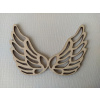 Drevené anjelské krídla 10 cm x 6,7 cm Drevené anjelské krídla 10 cm x 6,7 cm