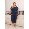 Pyžamo Regina 4005 kr/r 2XL L26 tmavě modrá XXL Pyžamo Regina 4005 kr/r 2XL L26 tmavě modrá XXL