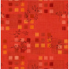 Vzorovaný teflónový obrus hranatý - Kocky vínovo-oranžové Vzorovaný teflónový obrus hranatý - Kocky vínovo-oranžové
