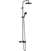 HANSGROHE Vernis Blend Showerpipe nástenný sprchový systém s vaňovým termostatom, horná sprcha 1jet s priemerom 240 mm, ručná sprcha 2jet, matná čierna, 26899670 HANSGROHE Vernis Blend Showerpipe nástenný sprchový systém s vaňovým termostatom, horná sprcha 1jet s priemerom 240 mm, ručná sprcha 2jet, matná čierna, 26899670