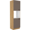 Vysoká skrinka na vstavanú rúru BOLONIA - lanýžovo sivá/dub artisan Vysoká skrinka na vstavanú rúru BOLONIA - lanýžovo sivá/dub artisan