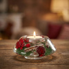Vianočný svietnik GILDE DREAMLIGHT CROWN CLASSIC NOEL 11 cm Vianočný svietnik GILDE DREAMLIGHT CROWN CLASSIC NOEL 11 cm
