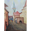 Košice - Kalvínsky kostol - Akad. mal. Varuzhan Aghamyan, originálny, ručne maľovaný obraz L (do veľkosti 95x95cm) Viac farieb Košice - Kalvínsky kostol - Akad. mal. Varuzhan Aghamyan, originálny, ručne maľovaný obraz L (do veľkosti 95x95cm) Viac farieb
