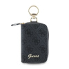 Kľúčenka Guess PU 4G Script Logo Black Kľúčenka Guess PU 4G Script Logo Black