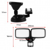 MCN Nástenná LED lampa Maclean, s PIR senzorom, 20 W, 1500 lm, IP65, neutrálna biela 4000 K, čierna, MCE524 B MCN Nástenná LED lampa Maclean, s PIR senzorom, 20 W, 1500 lm, IP65, neutrálna biela 4000 K, čierna, MCE524 B