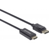 Manhattan DisplayPort / HDMI kabelový adaptér Konektor DisplayPort, Zástrčka HDMI-A 1.00 m černá 152662 Kabel DisplayPort Manhattan DisplayPort / HDMI kabelový adaptér Konektor DisplayPort, Zástrčka HDMI-A 1.00 m černá 152662 Kabel DisplayPort