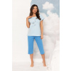Pyžamo Regina 4010 cr/r M-XL L26 Modrá L Pyžamo Regina 4010 cr/r M-XL L26 Modrá L
