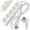 Prodlužovačka - 5 zásuvek - 1,5 m - bílá Prodlužovačka - 5 zásuvek - 1,5 m - bílá