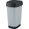 Kôš KIS Dual Swing Style L Steel, 50 lit., sivý, 42x30,5x60 cm, na odpad Kôš KIS Dual Swing Style L Steel, 50 lit., sivý, 42x30,5x60 cm, na odpad