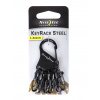 Karabínka na kľúče Nite Ize S-Biner KeyRack Steel - black Karabínka na kľúče Nite Ize S-Biner KeyRack Steel - black