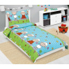 Bellatex Detské krepové obliečky Ovečka modrá, 140 x 200, 70 x 90 cm Bellatex Detské krepové obliečky Ovečka modrá, 140 x 200, 70 x 90 cm