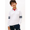 Detská bavlnená polokošeľa Tommy Hilfiger KB0KB09712.9BYA biela 164 Detská bavlnená polokošeľa Tommy Hilfiger KB0KB09712.9BYA biela 164