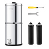 Vevor Gravitačný filter 2.25G nerez, 2 filtre, redukuje olovo a 99% chlóru ZLLSQ225GALH3SBU1V0 Vevor Gravitačný filter 2.25G nerez, 2 filtre, redukuje olovo a 99% chlóru ZLLSQ225GALH3SBU1V0