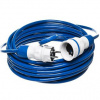 Predlžovací kábel PS-X1 / IP 54 / 10M / 3x2,5 / H07BQ-F (polyuretán) šedo-modrý