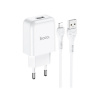 HOCO N2 Travel Charger USB Fast Charge + Lightning Cable 2AN2 Vigour White HOCO N2 Travel Charger USB Fast Charge + Lightning Cable 2AN2 Vigour White