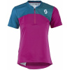 SCOTT dámsky Dres Trail Flow Q-Zip - festival purple /seaport blue Veľkosť: S SCOTT dámsky Dres Trail Flow Q-Zip - festival purple /seaport blue Veľkosť: S