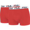 Fila MAN BOXERS 2 PACK červená,biela,tmavo modrá Pánske boxerky L Fila MAN BOXERS 2 PACK červená,biela,tmavo modrá Pánske boxerky L