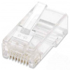 Intellinet RJ45 Modular Plugs - Cat5e - UTP - 3-prong - for solid wire - 15 µ gold plated contacts - 100 pack - RJ-45 - Transparent - Polycarbonate - Cat5e - U/UTP (UTP) - Gold (502399) Intellinet RJ45 Modular Plugs - Cat5e - UTP - 3-prong - for solid wire - 15 µ gold plated contacts - 100 pack - RJ-45 - Transparent - Polycarbonate - Cat5e - U/UTP (UTP) - Gold (502399)
