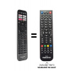Predátor Panasonic RC700E náhradný diaľkový ovládač iného vzhľadu Predátor Panasonic RC700E náhradný diaľkový ovládač iného vzhľadu