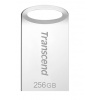 Transcend 256GB JetFlash 710S, USB 3.1 Gen 1 flash disk, malé rozměry, stříbrný kov Transcend 256GB JetFlash 710S, USB 3.1 Gen 1 flash disk, malé rozměry, stříbrný kov