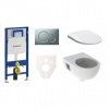 Cenovo zvýhodnený závesný WC set Geberit do ľahkých stien / predstenová montáž + WC Geberit Selnova SIKOGES3S3 Cenovo zvýhodnený závesný WC set Geberit do ľahkých stien / predstenová montáž + WC Geberit Selnova SIKOGES3S3