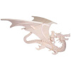 Woodcraft Drevené 3D puzzle zvieratá drak a rytier Woodcraft Drevené 3D puzzle zvieratá drak a rytier