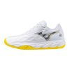 Dámske padelové topánky Mizuno Wave Enforce Court Padel W White/Black Sand/Vibrantyellow EUR 42 Dámske padelové topánky Mizuno Wave Enforce Court Padel W White/Black Sand/Vibrantyellow EUR 42