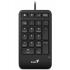 GENIUS Numerická klávesnice NumPad 125, Drátová USB-C, černá 31300019401 GENIUS Numerická klávesnice NumPad 125, Drátová USB-C, černá 31300019401