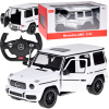 Rastar RC Auto Mercedes Benz G63 1:14 na diaľkové ovládanie + LED svetlá, biele Rastar RC Auto Mercedes Benz G63 1:14 na diaľkové ovládanie + LED svetlá, biele