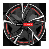 MAM WHEELS RS5 7x16 5x112 ET40 BLACK FRONT POLISH RED INSIDE MAM WHEELS RS5 7x16 5x112 ET40 BLACK FRONT POLISH RED INSIDE