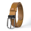 Kožený opasok ONYX EDGE, šírka 3.3cm, Ručná výroba na Slovensku - Koňaková Kožený opasok ONYX EDGE, šírka 3.3cm, Ručná výroba na Slovensku - Koňaková