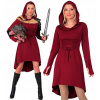 STREDOVEKÝ KOSTÝM TUNIKA ČERVENÁ DÁMSKA PREZLEK KARNEVAL S STREDOVEKÝ KOSTÝM TUNIKA ČERVENÁ DÁMSKA PREZLEK KARNEVAL S